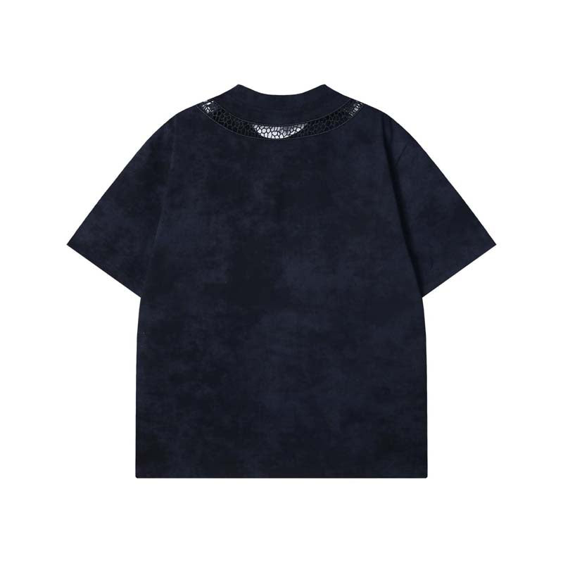 Men's Snake Hollowed Out Loose T-shirt