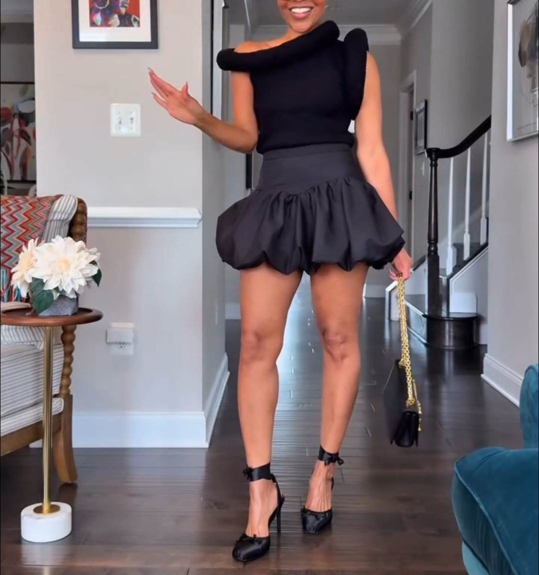 Knitted Fashion Off-shoulder Top