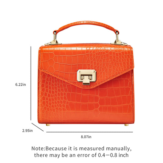 Women's small handbag, orange