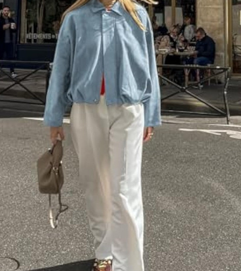 Blue Versatile Sports Loose Jacket