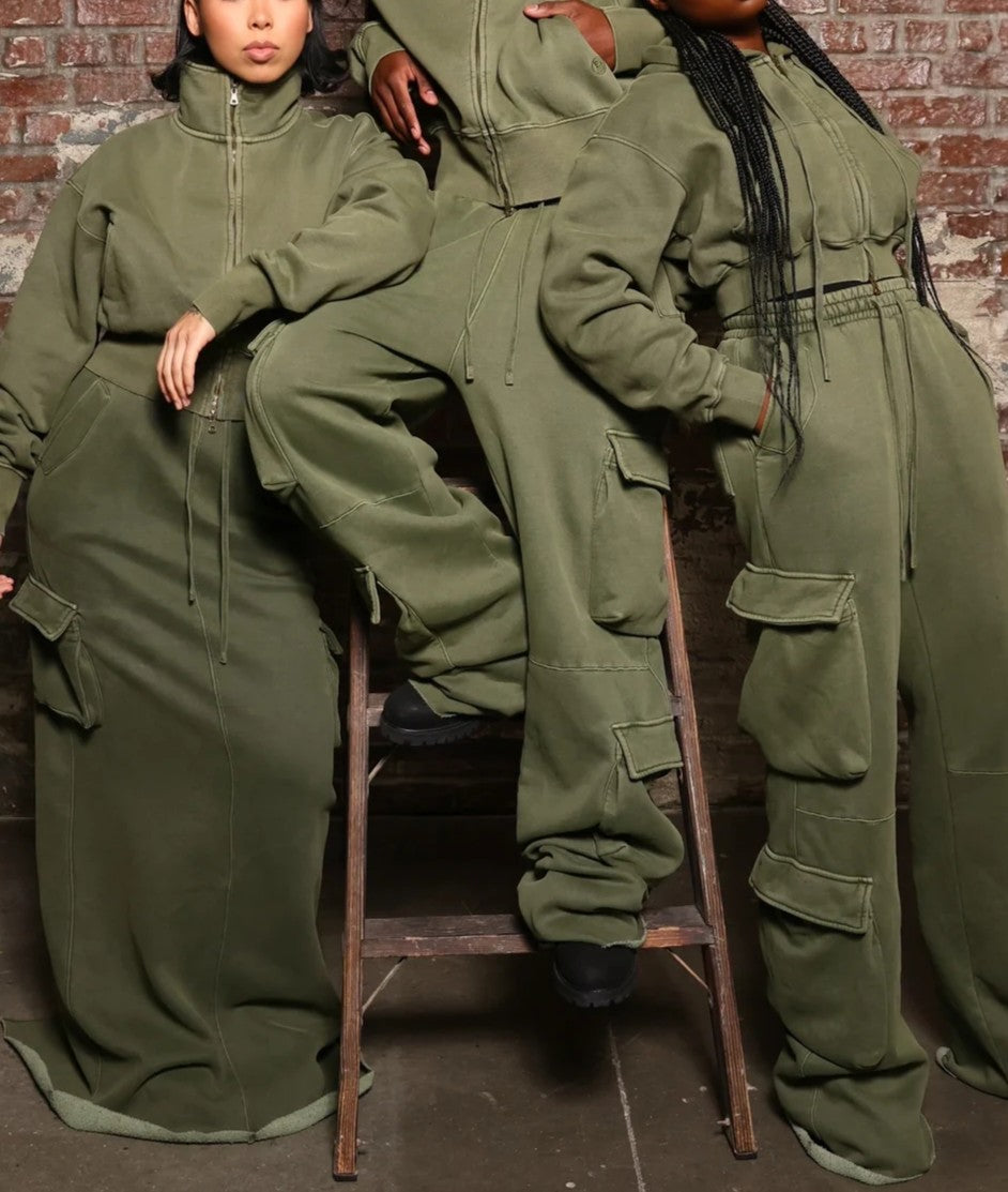 Loose Sports Suit With Thick Fabric