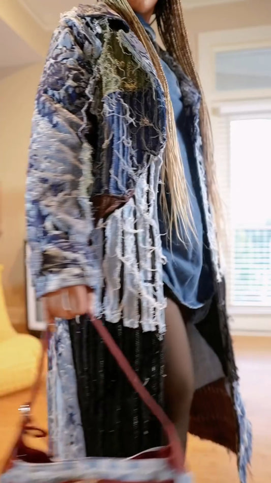 Patchwork Retro Jacket Design