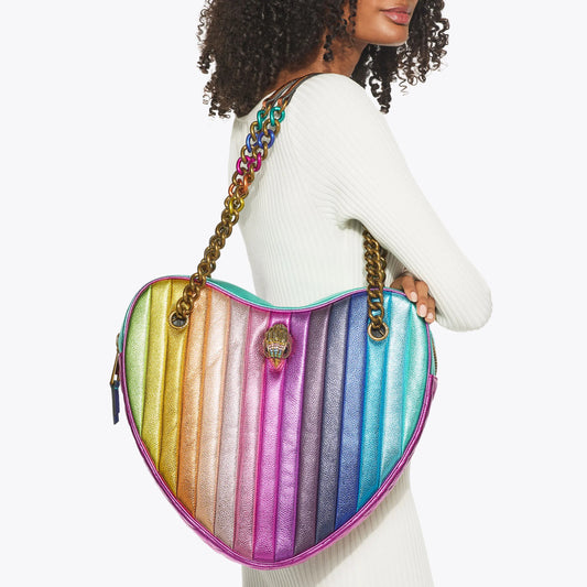 Large Colorful Heart-shaped Bag