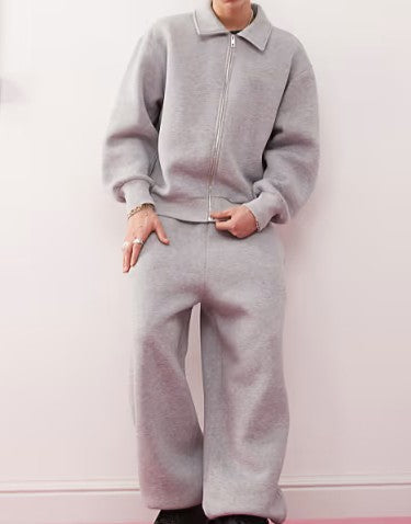 Gray Sports Suit Without Hat