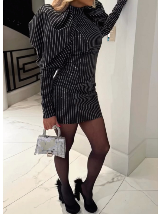 Dazzle Striped Dress