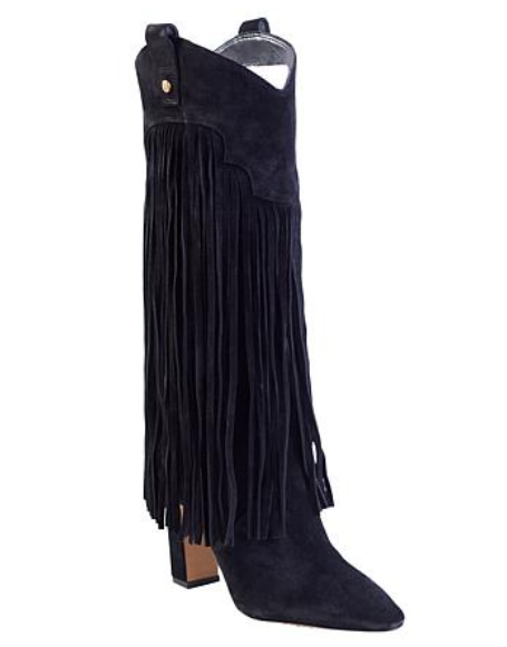 Chic Suede Tassel Boots