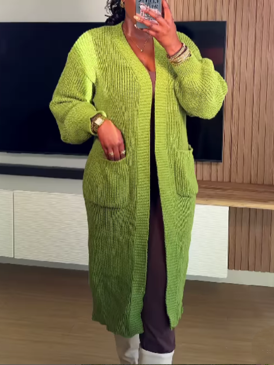 Long Knitted Cardigan