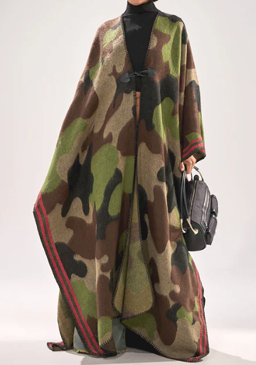 Camo Travel Comfort Poncho