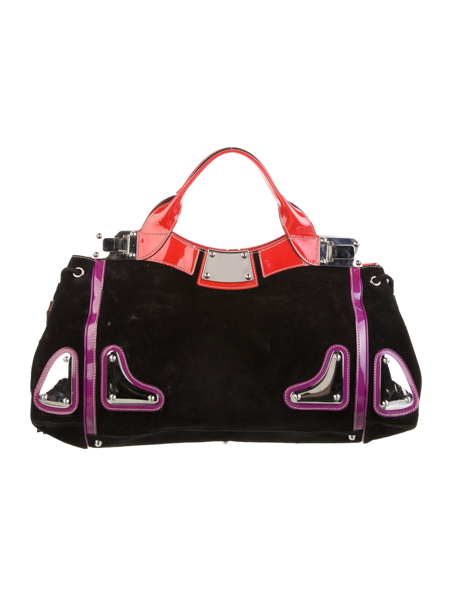 Medium Suede Race Tote