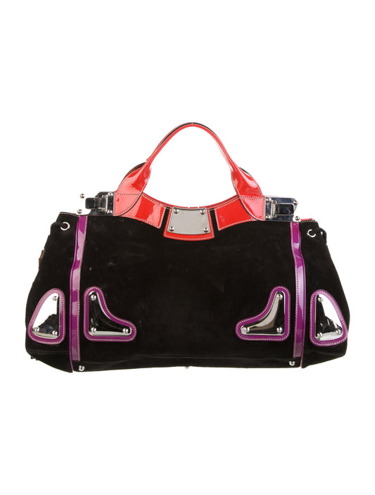 Medium Suede Race Tote