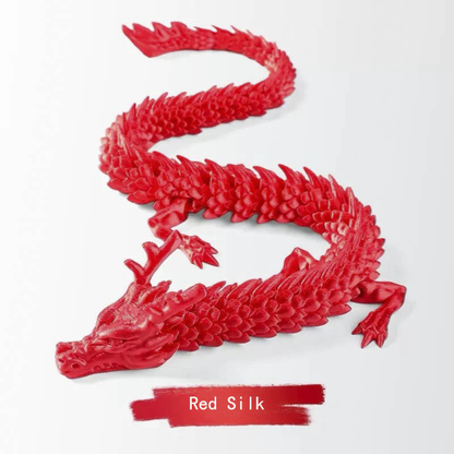 Crystal Dragon movable articulated dragon ，articulated Dragon - desk toy - fidget toy stress ball