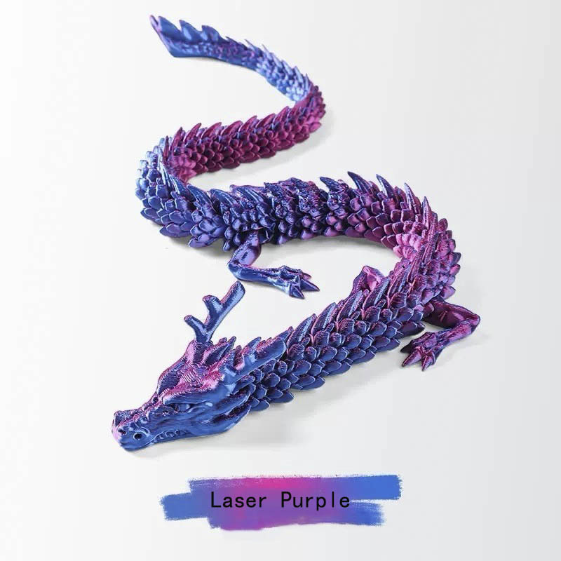 Crystal Dragon movable articulated dragon ，articulated Dragon - desk toy - fidget toy stress ball