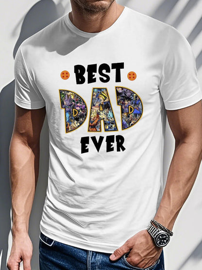 Best Dad Ever Dragon.Ball  Anime Unisex T-shirt Father Day Gift
