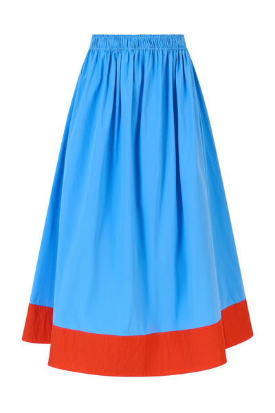 Blue Contrast Dress Suit Niche Design