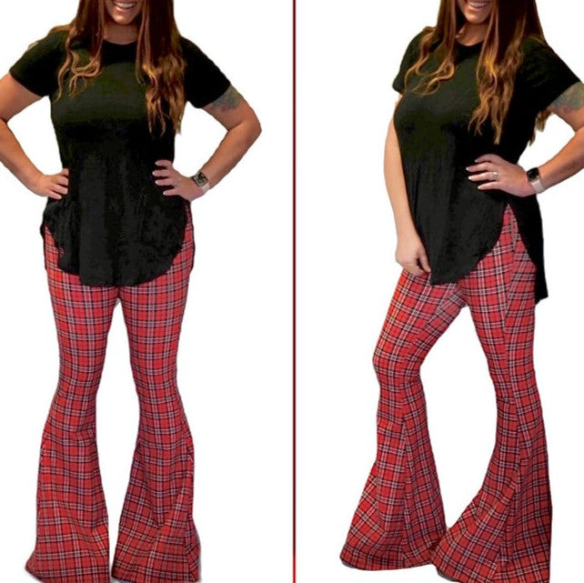 Retro Plaid Pants