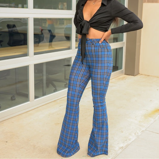 Retro Plaid Pants