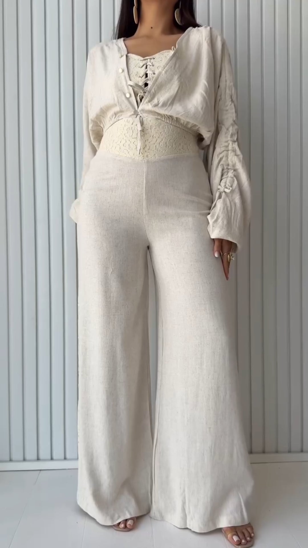 Hollow Suit Drawstring Design