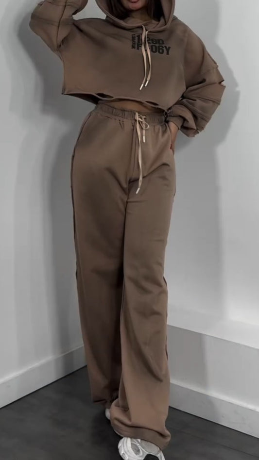 Letter Sports Suit Y2K