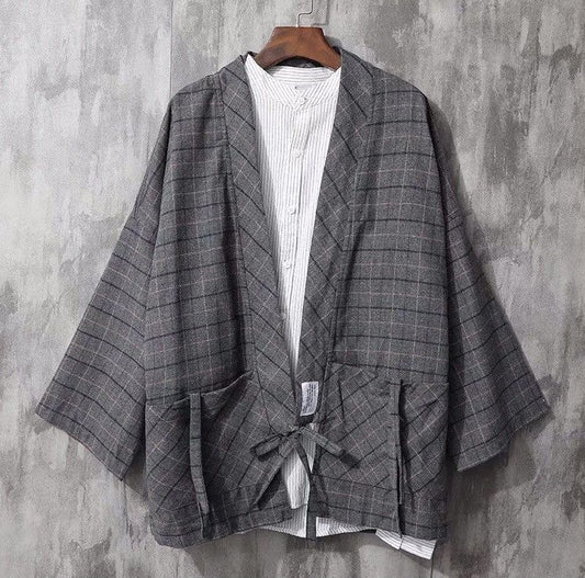Plaid Hooded Shirt