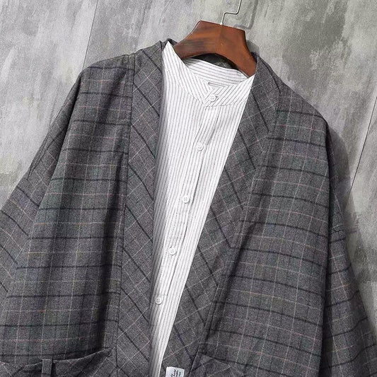 Plaid Hooded Shirt