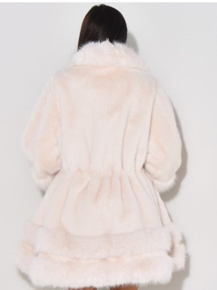 Loose-fitting Coat Made Of High-quality Environmentally Friendly Fur