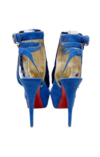 Blue Tassel High Heels