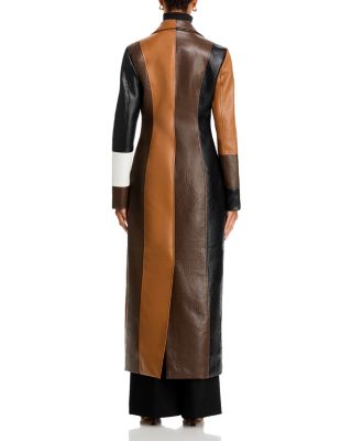 Fab Winter Leather Coat Dress
