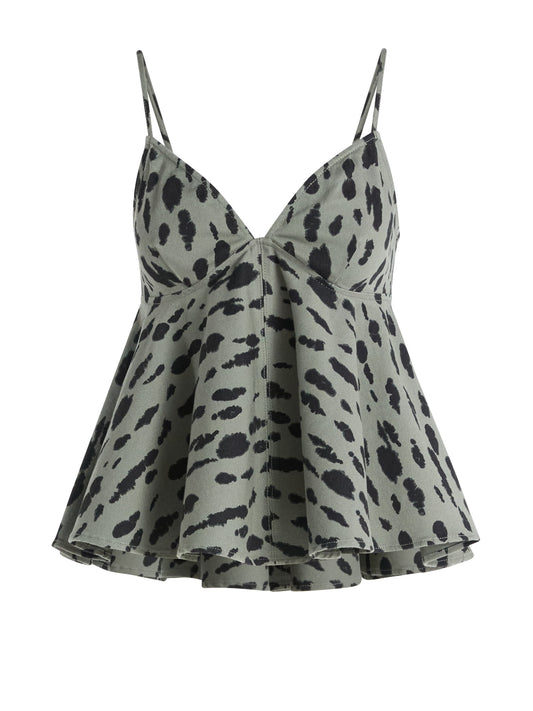 Retro Leopard Print Three-piece Suit