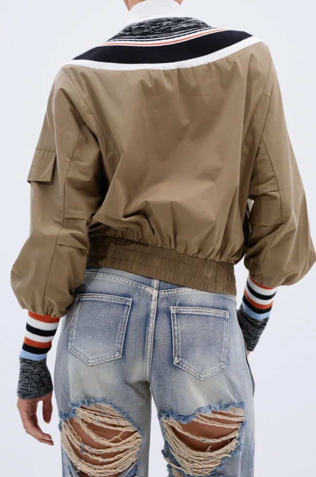 Patchwork Cardigan Jacket