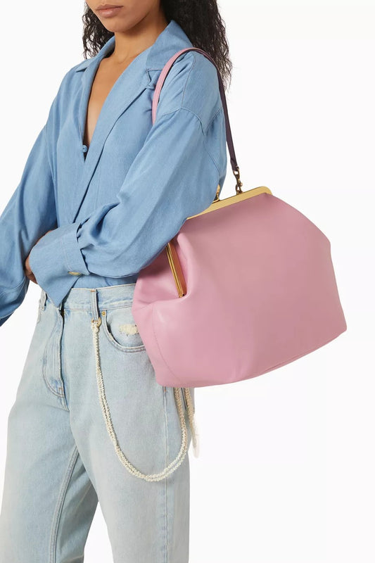 Large Leather Frame Bag