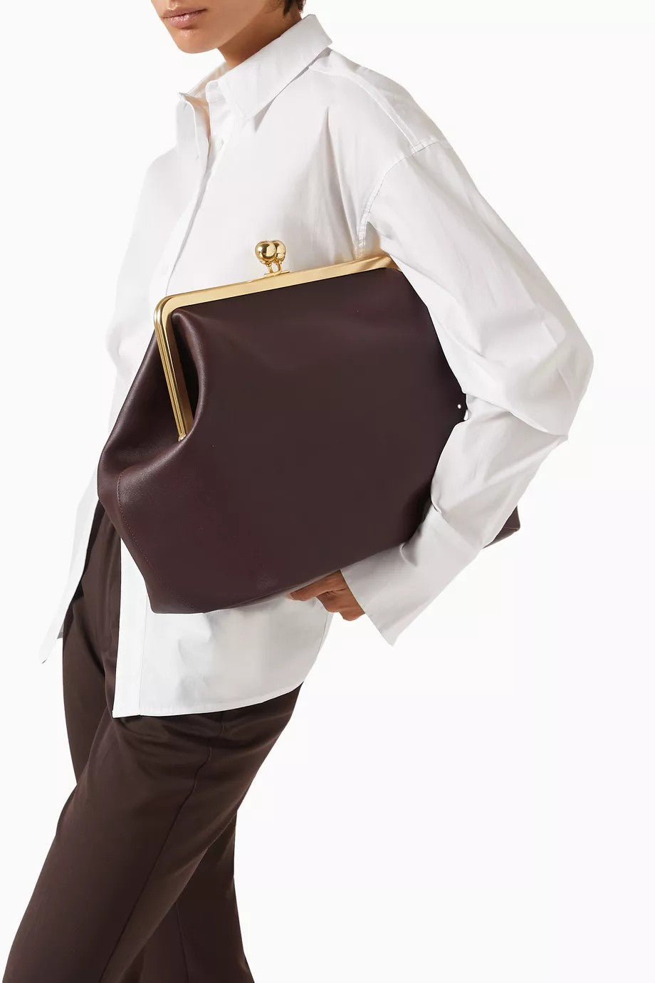 Large Leather Frame Bag