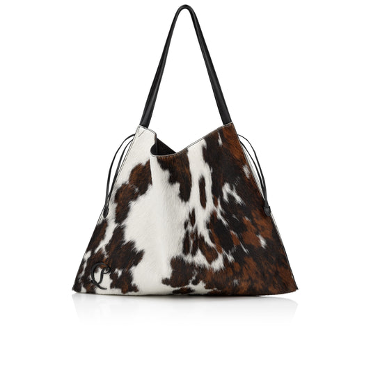 Plush Leopard Print Large Bag