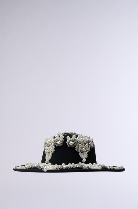 Statement Pearl Hat