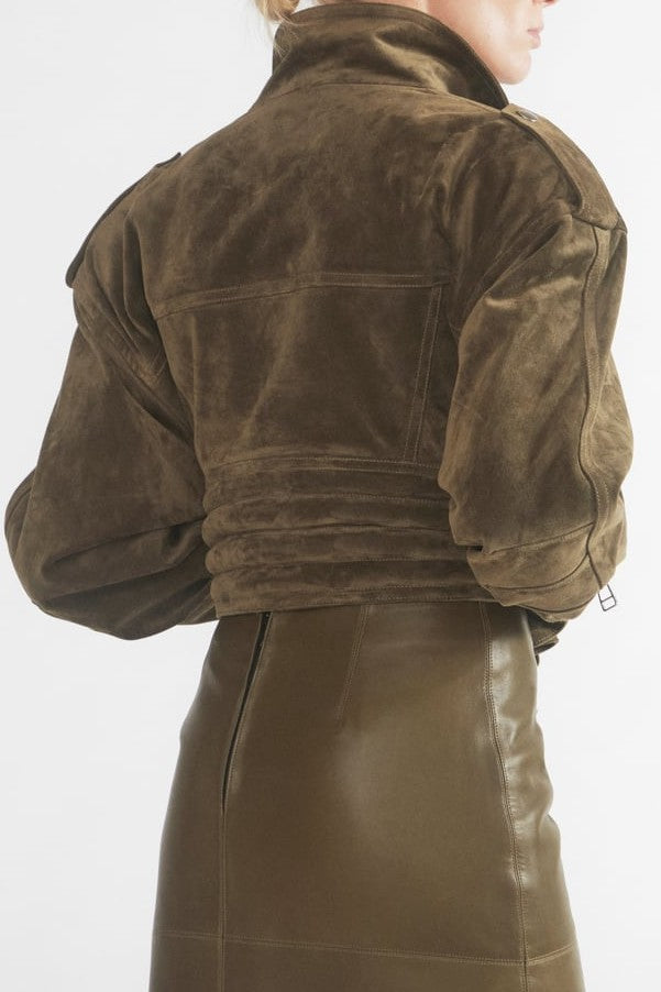 Brown Suede Jacket