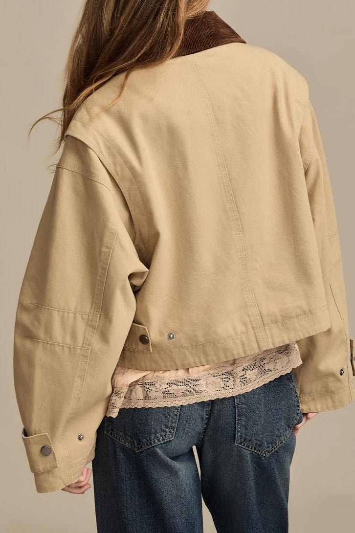 Cropped Work Jacket