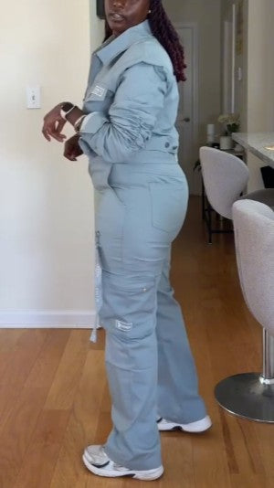 Light Blue Work Suit