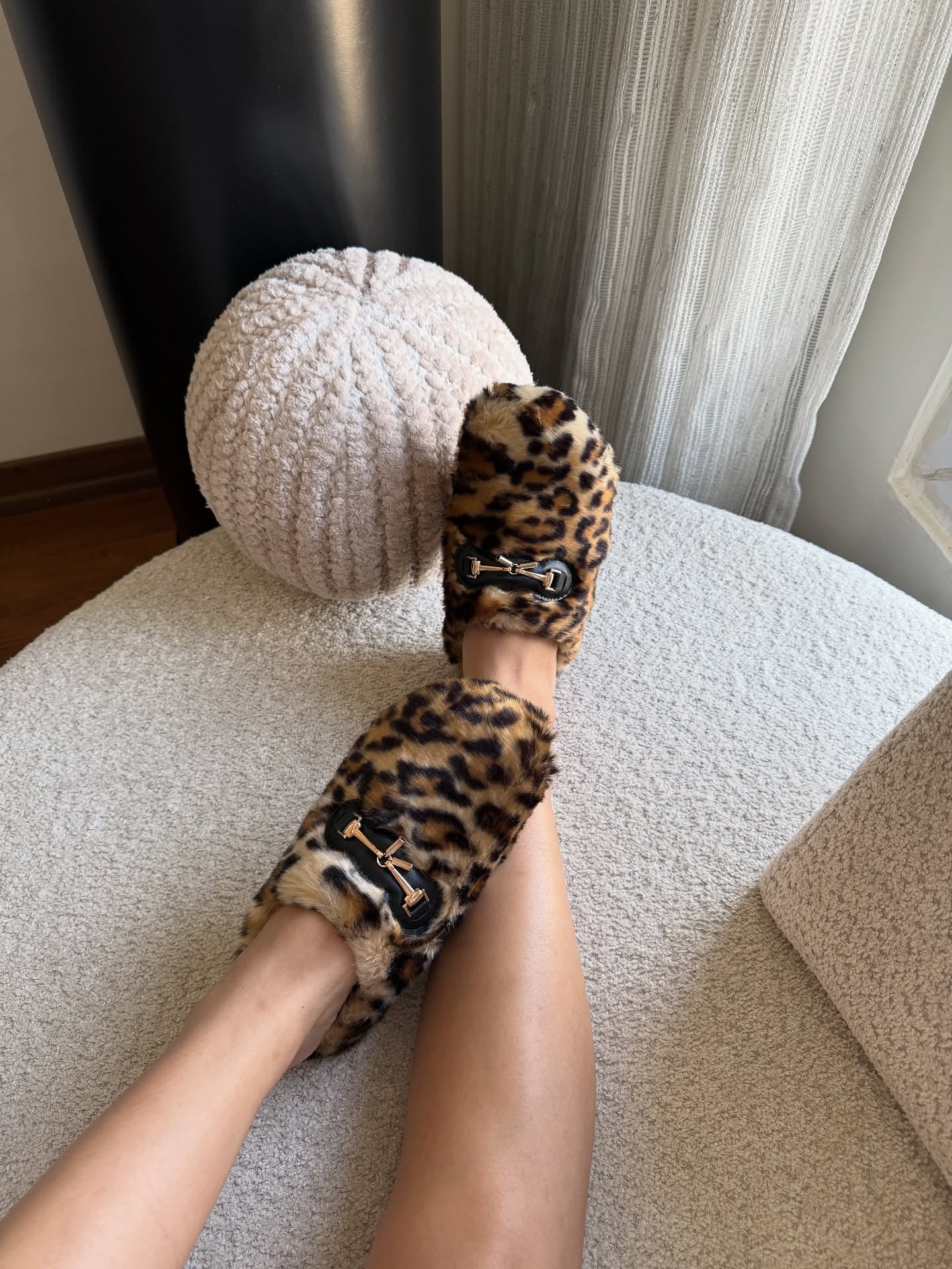 Plush Flat Shoes