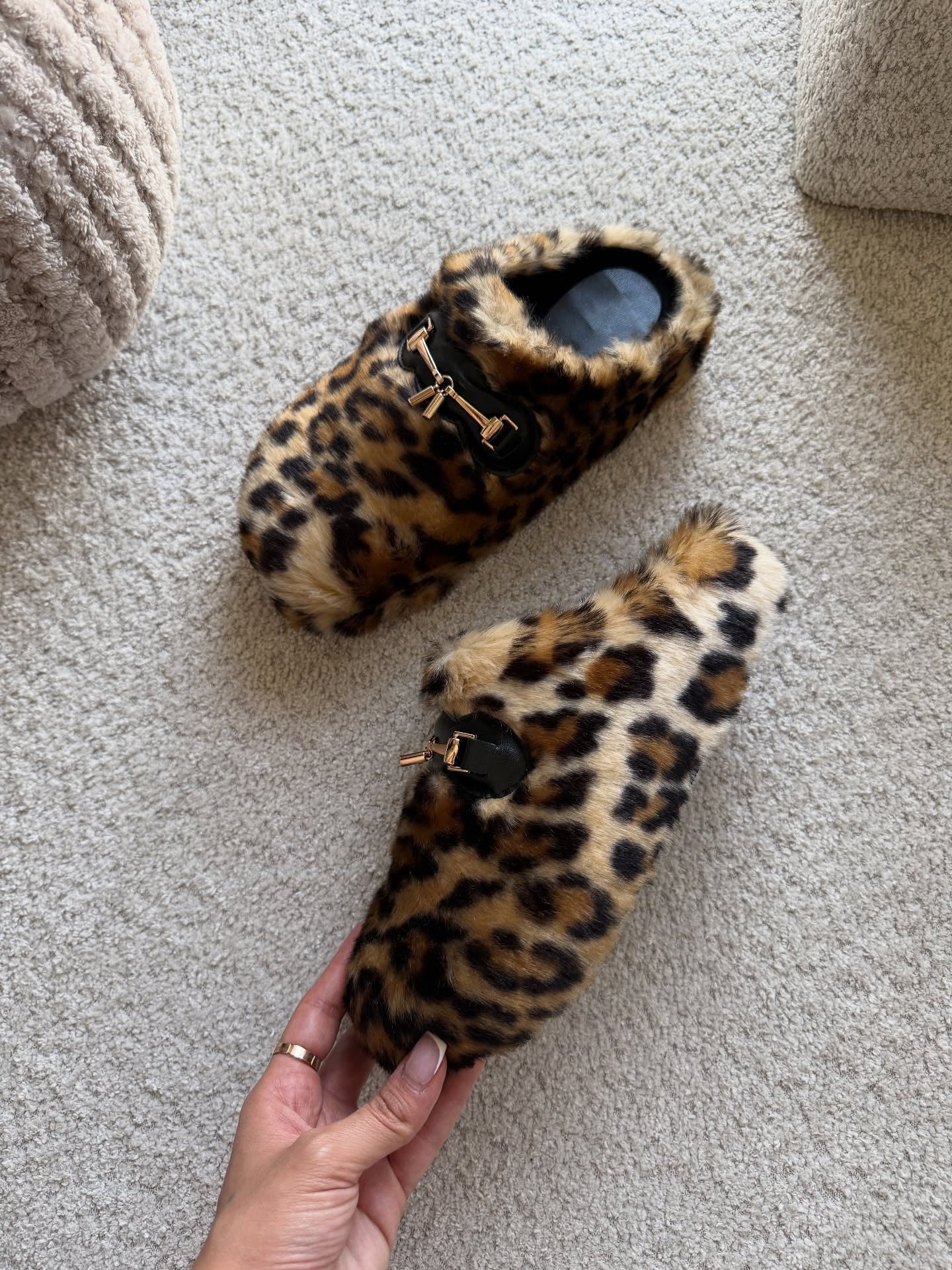 Plush Flat Shoes