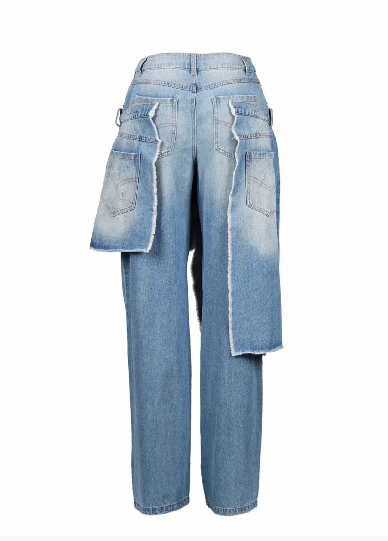 Double Denim Baggy Jeans