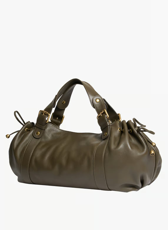 Large Capacity Green Handbag