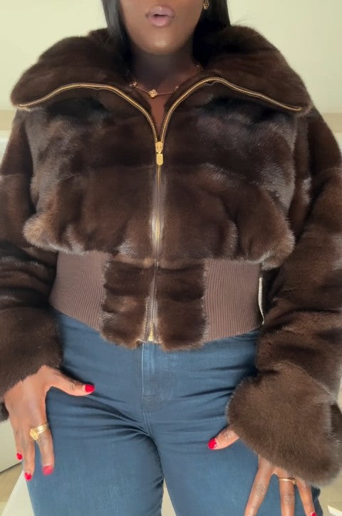 Luxurious Fitted Fur Coat