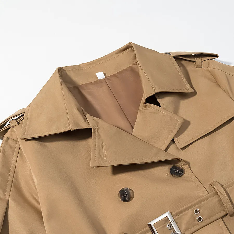 Bonded Cotton Trench Coat