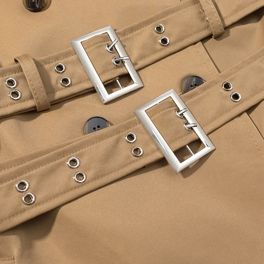 Bonded Cotton Trench Coat