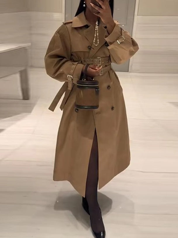 Bonded Cotton Trench Coat