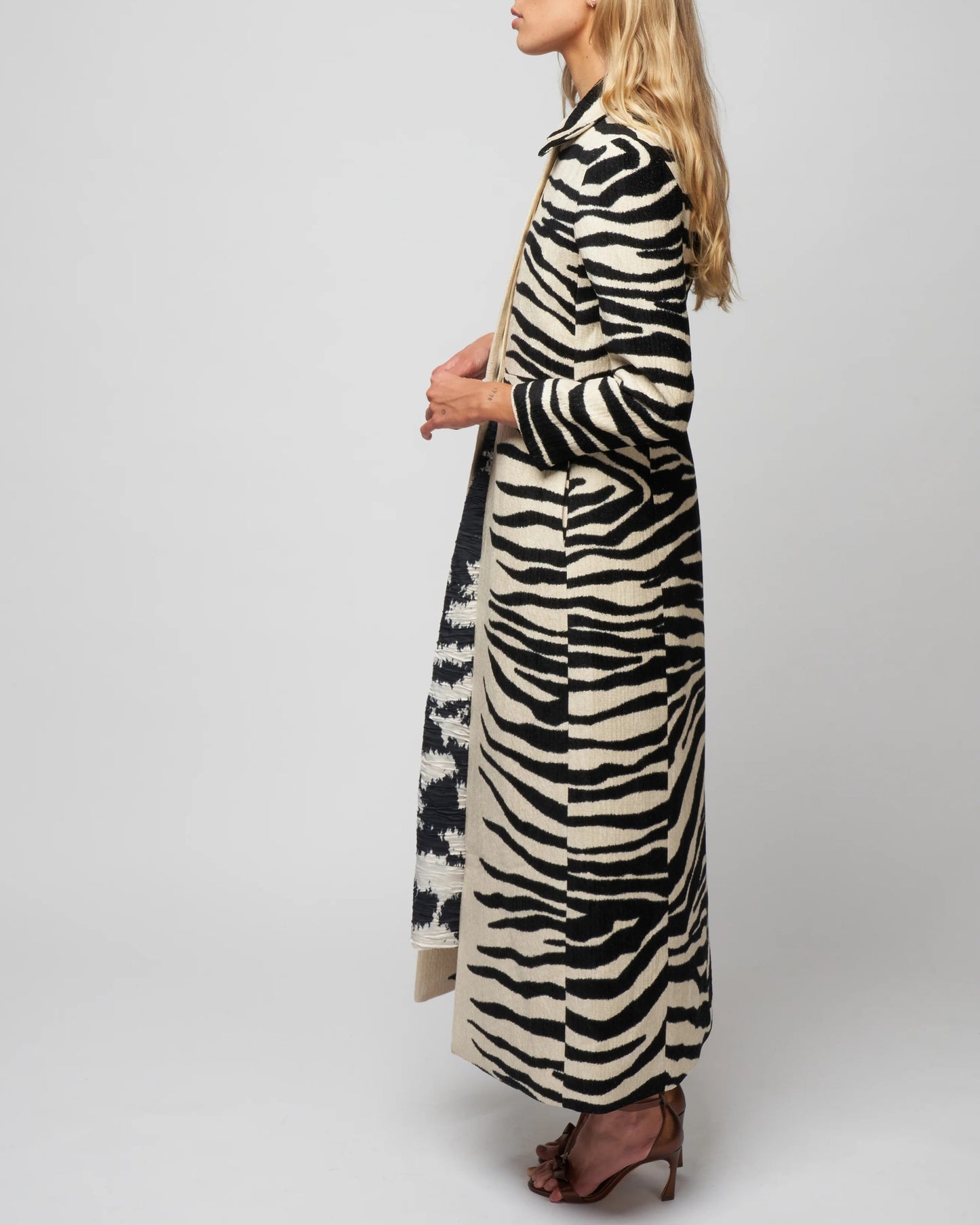 Zebra Long Jacket