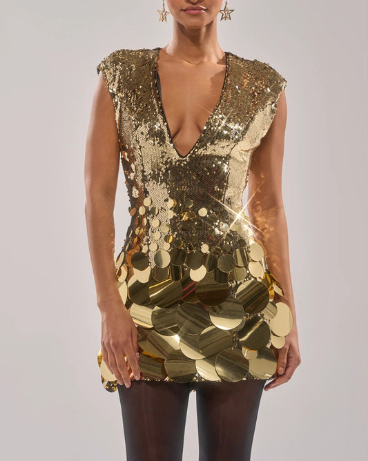 Dance The Night Away Sequin Mini Dress