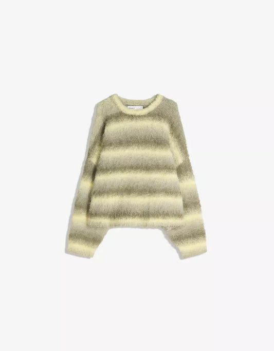 Multicolor Brushed Effect Sweater