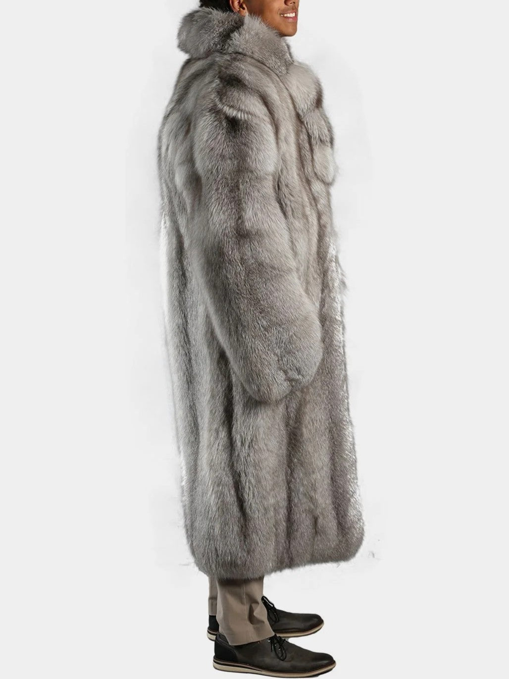 Eco-friendly Faux Fur Trench Coat（Free shipping）
