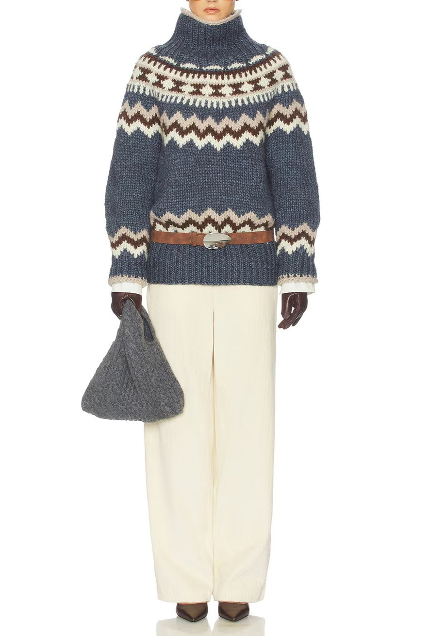 Fair Isle Style Sweater