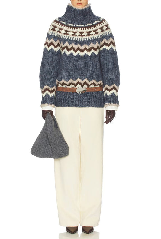 Fair Isle Style Sweater
